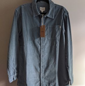 Men's Blue Corduroy Shirt